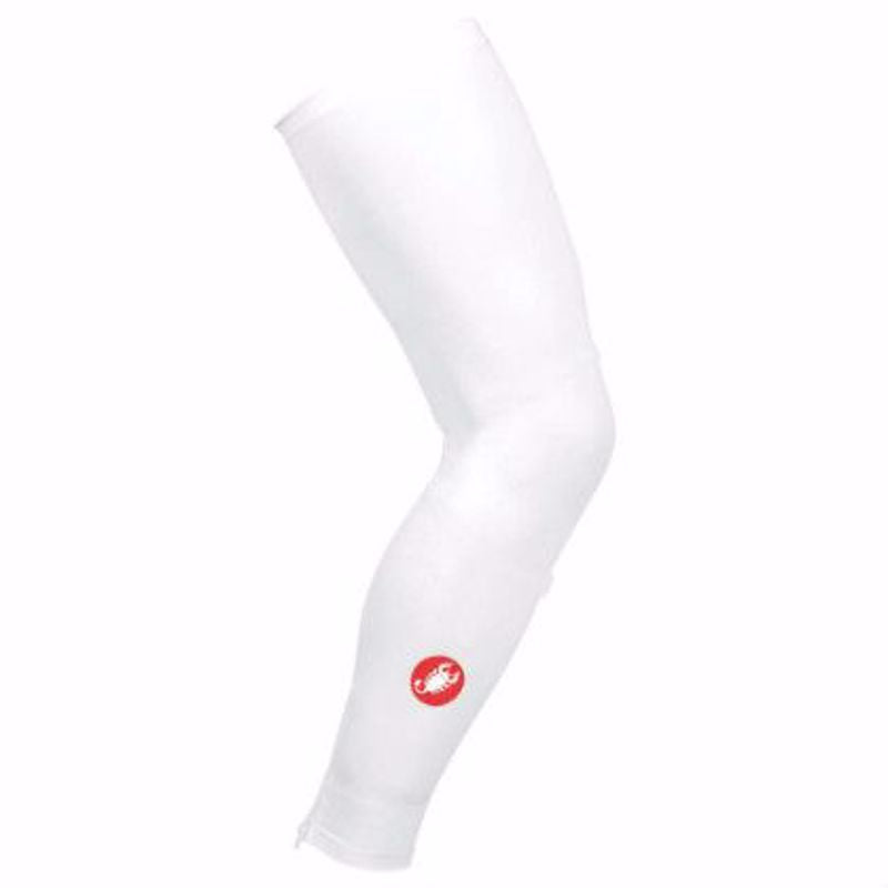 Castelli Lycra Legwarmer White