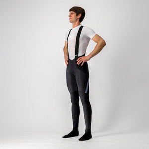 Castelli Sorpasso RoS Bibtight Black/Silver Reflex